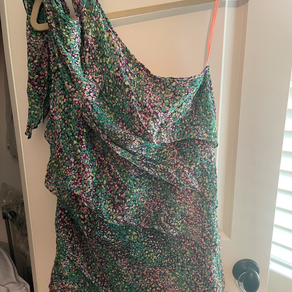 One shoulder mini dress